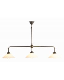 Rustikale Hängelampe Dunkel Bronze 3 Lichtpunkte