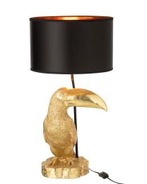 Lamp Toucan Poly Gold/black