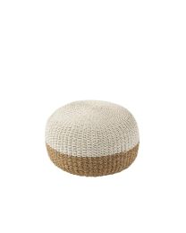 Hocker Kugel Seegras Weiẞ/naturell