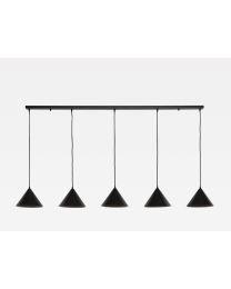 5-licht-wohnzimmerbeleuchtung Schwarz