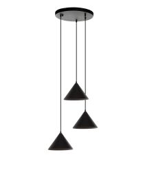 Hängeleuchte 3-licht Schwarz