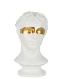 Büste Caesar Poly Weiß/gold