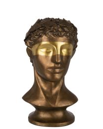 Bust Caesar Poly Bronze/gold