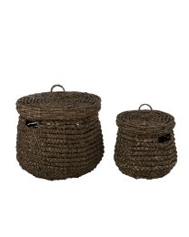 Set 2 Manden Maurice Waterhyacinth Donkerbruin