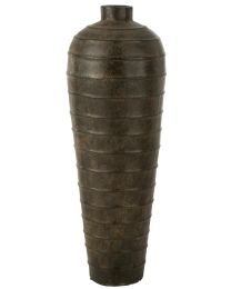 Vase Isabel Zement Braun