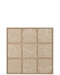 Bild Gitter Papier Beige