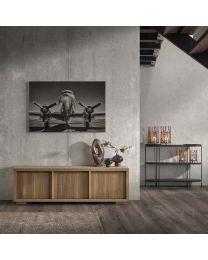 Tv-schrank Aus Eiche Mit 3 Türen
