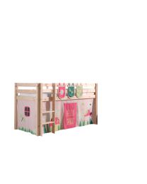 Spielbett Pino Mit Textilset Vorhang Und 3 Taschen "spring"