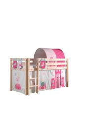 Spielbett Pino Mit Textilset Vorhang, Tunnel Und 3 Taschen "princes"
