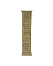 Säulenschrank Aus Alter Kiefer, Türanschlag Rechts