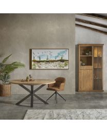 Runder Tisch Aus Recyceltem Teakholz