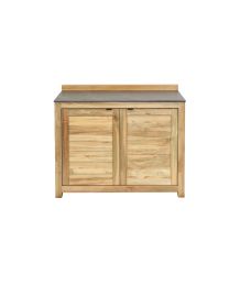 Schrank Für Die Außenküche, 2 Türen Aus Teakholz