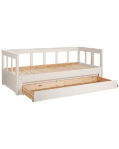 This Pino-combination Contains A Pino Pull-out Captain Bed White  And A Pino Drawer For Captain Bed White