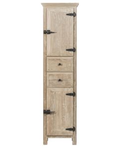 Säulenschrank Aus Alter Kiefer, Türanschlag Rechts