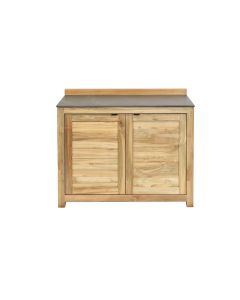 Schrank Für Die Außenküche, 2 Türen Aus Teakholz